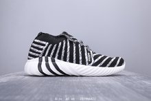 图2_阿迪达斯Adidas Shoes 斑马条纹 低帮轻便系带袜子鞋 2229H4423