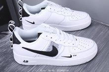 图3_耐克 Nike Air Force 1 空军一号 创意联名 串标多勾 荔枝纹皮面 低帮休闲板鞋 3224H2114