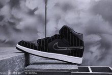 图2_合集 官网首发 公司级 Air Jordan 1 AJ乔一头层皮面八孔透明勾 全新创意缝纫线条 主客场棒球鞋 中帮文化休闲鞋 3H2056 size 40 45带半