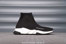图2_巴黎世家 Balenciaga 公司级 高帮针织袜子鞋 ID 0123PJDD306