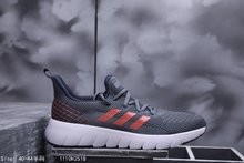 图2_阿迪达斯 Adidas NEO 清风系列 高频网面 一脚蹬 运动休闲鞋 1110H2518