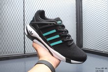 图1_新款 阿迪达斯2018年夏季新款 采用透气编织 运动缓震休闲跑步鞋 编号 L817230