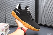 图2_新款 阿迪达斯2018年夏季新款 秋季新款采用翻毛皮 休闲鞋韩版潮流板鞋 编号 H807995