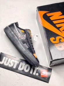 图2_Nike SB Blazer Low GT JDI Just Do It 口号的诞生原盒包装 细节规整 原楦复刻 台湾进口头层荔枝皮 做工精细 针车走线全部原版工艺 SIZE 36 36 5 37 5 38 38 5 39 40 40 5 41 42 42 5 43 44 45