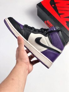 图3_头层真标绿 紫脚趾补货logo处裁切细节进行了处理aj1太火 下手要快 姿势要帅size 40 46