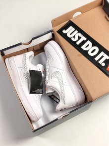 图1_纯原版本出货Nike Air Force1 简版JDI Just Do It 侧面Nike logo随角度可变换货号 BQ5361 100size 36 44 有半码