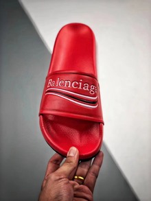 图2_万双现货 降价福利Balenciaga 17ss 巴黎世家拖鞋原鞋购入开发 市面唯一官方正确版原装级小羊皮 1 1 裁剪 鞋面3D打印logo 凹凸感明显 原版一致细节 Size 36 37 38 39 40 41 42 43 44编码 A A35422