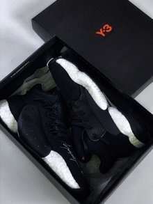 图1_ADIDAS Y 3 BYW BBALL 霸王花山本耀司主创霸王花潮流高端支线 客供原厂材料配件 数控高精密度刺绣size 40 45