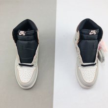图3_纯原 二维码鞋标版本 Air Jordan 1 Retro High OG 刮刮乐 Nike SB与Jordan品牌的全新AJ1乔1联名合作系列 CD6578 006 鞋帮处和鞋舌都以黑色点缀 鞋垫鞋舌处的