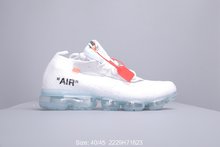 图3_2018气垫2 0 White Off白山联名款 Air VaporMax 蒸汽大气垫 编织飞线跑鞋 2229H71623