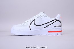 图2_耐克 Nike Air Force 1 React 空军一号低帮休闲板鞋 货号 CD4366 002 3235H5523