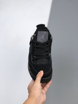 图2_36 46Air Jordan 4 Retro Bred AJ4 提前原鞋开发 原厂模具 最正确四代鞋型 原厂定制头层磨砂皮料 正确侧边tpu材料卡色 正确网格大小 内置气垫 欢迎对比公司 目前最高工艺 size 36 46 x1