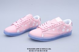 图2_耐克Nike Blazer Le 小花涂鸦 复古经典低帮休闲板鞋KXX121 ZLL
