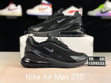 图3_耐克 Nike Air Max 270 猪八皮面 半掌高弹气垫休闲运动慢跑鞋 货号 4100121