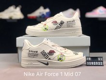 图3_耐克Nike Air Force 1 Mid 07 空军一号全村的希望 Nba联名 休闲板鞋 货号 3102322