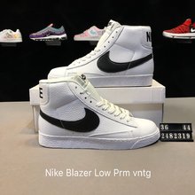 图1_耐克 Nike Blazer Low Prm vntg 开拓者高帮皮面荔枝纹休闲板鞋 编号 2482319