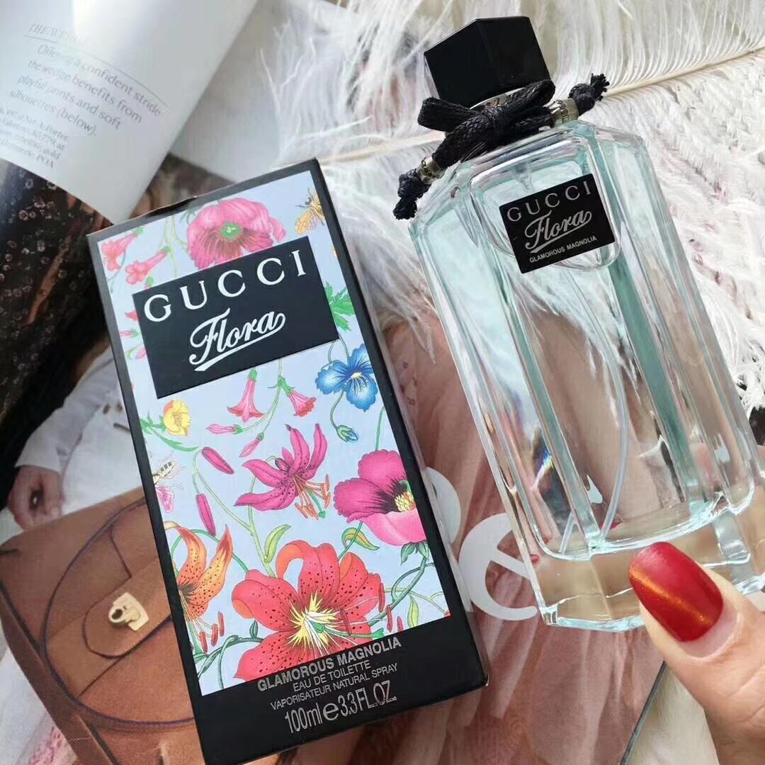 古驰香水 Gucci 古驰花之舞魅惑木兰花白玉兰女士淡香水100ml 这个款温柔 潮牌一族 Chaopaiyizu Com