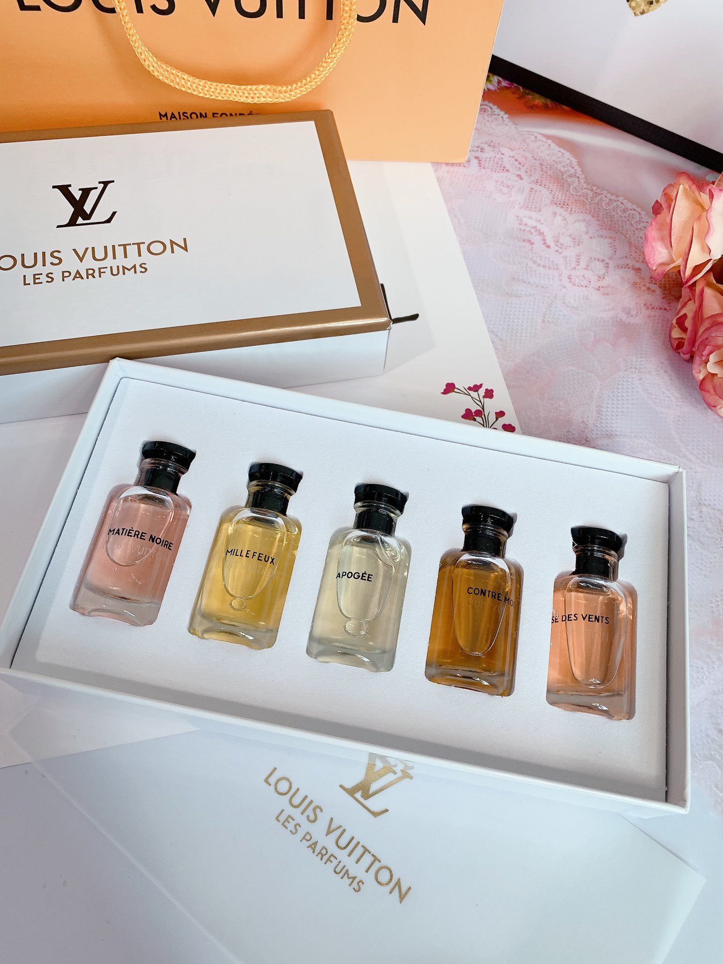潮牌香水】Lou s Vuitton LV香水五件套高端大气包含5种稀有香水_潮牌 